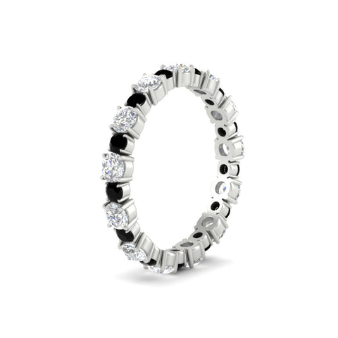 1 Carat Round Graduated Diamond Eternity Band