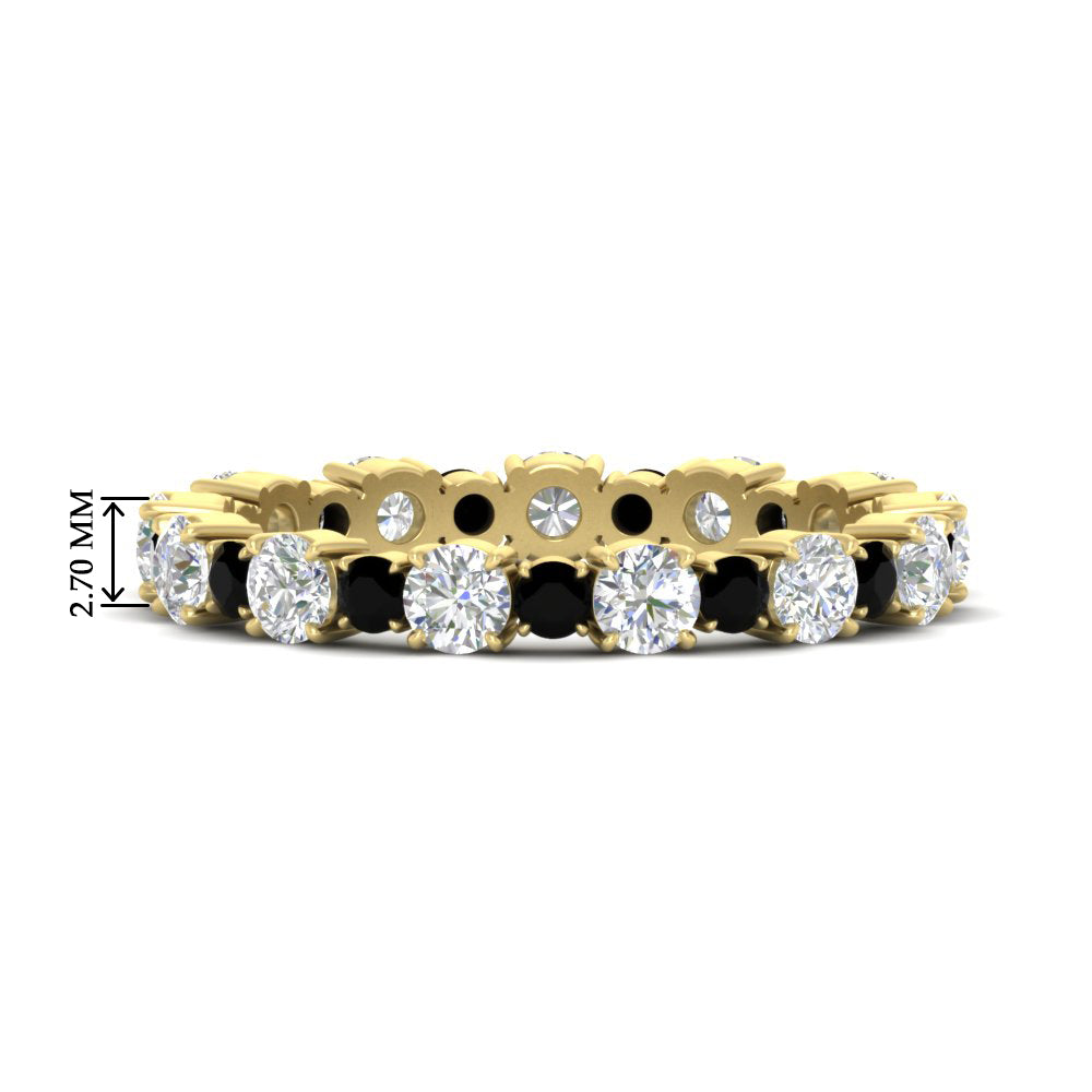 1 Carat Round Graduated Diamond Eternity Band