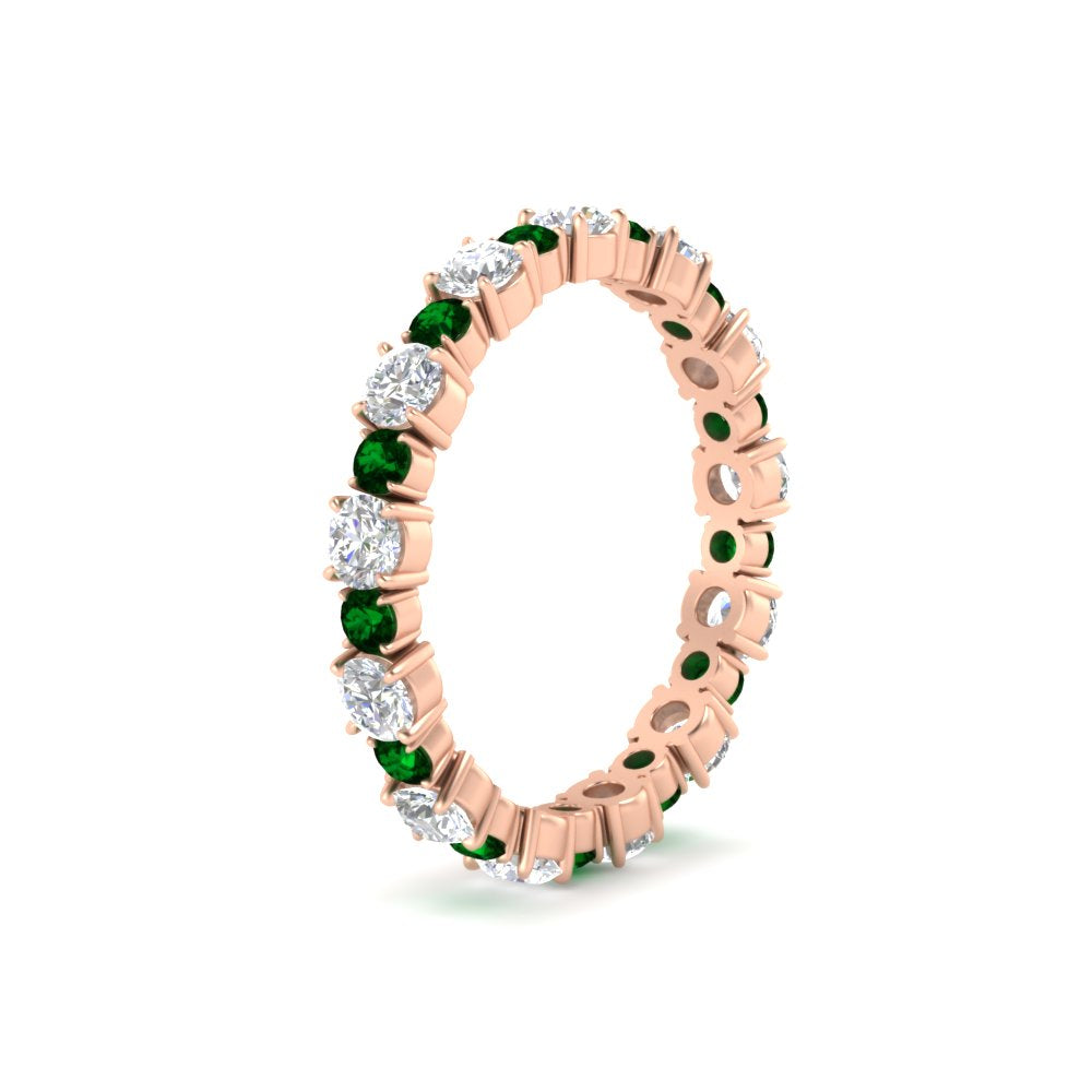 1 Carat Round Graduated Diamond Eternity Band