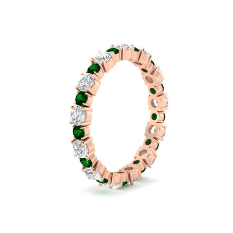 1 Carat Round Graduated Diamond Eternity Band