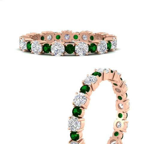 1 Carat Round Graduated Diamond Eternity Band