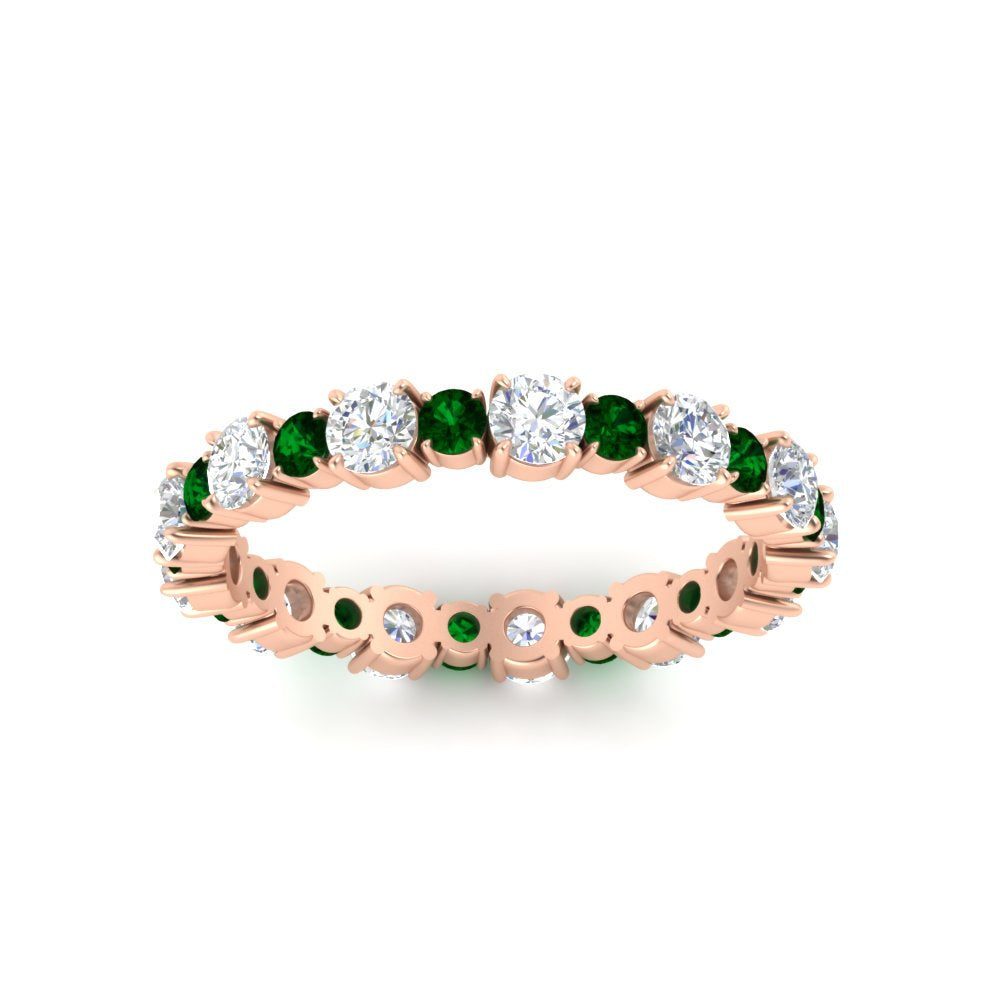 1 Carat Round Graduated Diamond Eternity Band