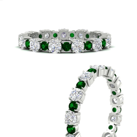 1 Carat Round Graduated Diamond Eternity Band
