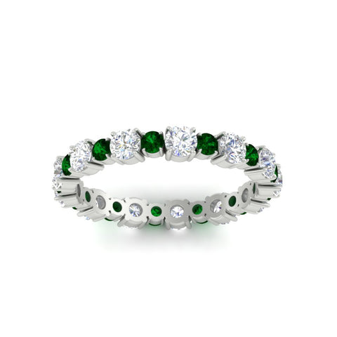 1 Carat Round Graduated Diamond Eternity Band