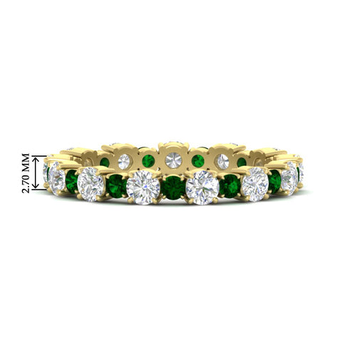 1 Carat Round Graduated Diamond Eternity Band