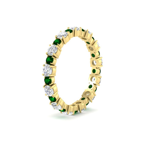 1 Carat Round Graduated Diamond Eternity Band