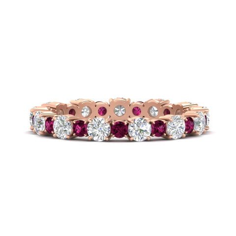 1 Carat Round Graduated Diamond Eternity Band