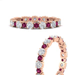 Load image into Gallery viewer, 1 Carat Round Graduated Diamond Eternity Band