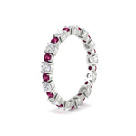 Load image into Gallery viewer, 1 Carat Round Graduated Diamond Eternity Band