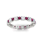 Load image into Gallery viewer, 1 Carat Round Graduated Diamond Eternity Band