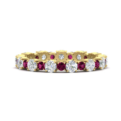 1 Carat Round Graduated Diamond Eternity Band