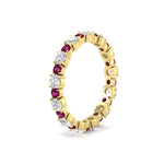 Load image into Gallery viewer, 1 Carat Round Graduated Diamond Eternity Band
