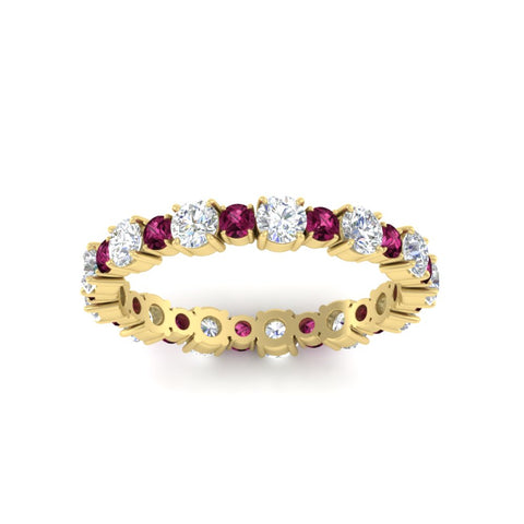 1 Carat Round Graduated Diamond Eternity Band