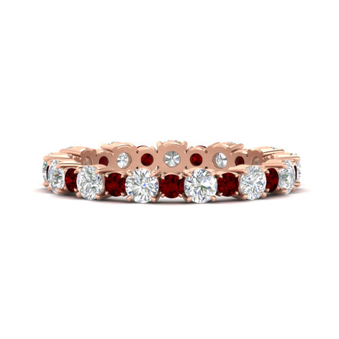 1 Carat Round Graduated Diamond Eternity Band