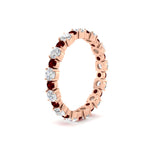 Load image into Gallery viewer, 1 Carat Round Graduated Diamond Eternity Band