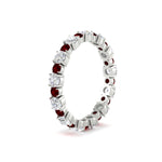Load image into Gallery viewer, 1 Carat Round Graduated Diamond Eternity Band