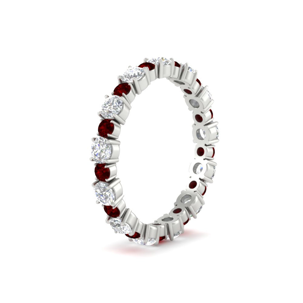 1 Carat Round Graduated Diamond Eternity Band