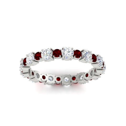 1 Carat Round Graduated Diamond Eternity Band