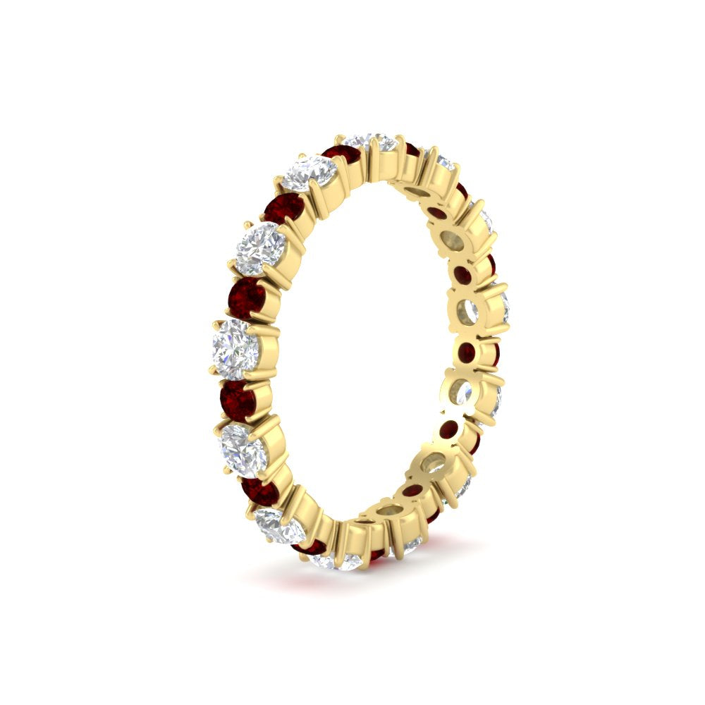 1 Carat Round Graduated Diamond Eternity Band