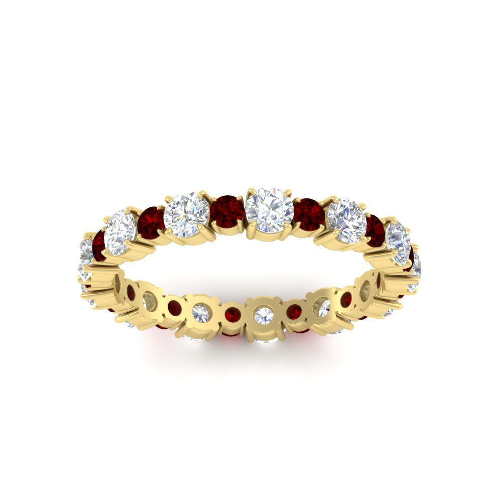 1 Carat Round Graduated Diamond Eternity Band