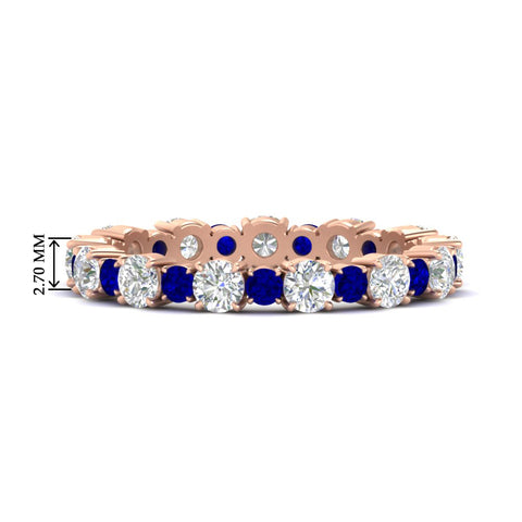 1 Carat Round Graduated Diamond Eternity Band