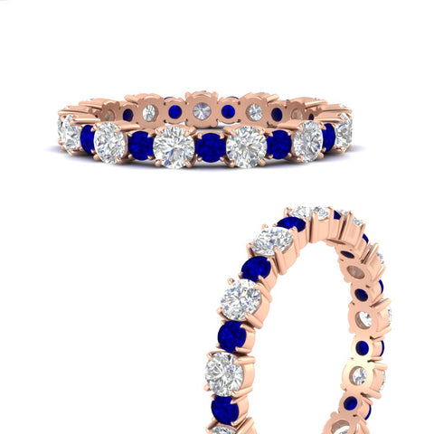 1 Carat Round Graduated Diamond Eternity Band