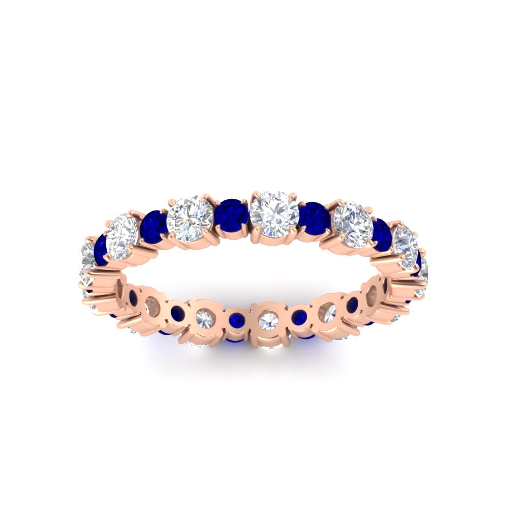 1 Carat Round Graduated Diamond Eternity Band