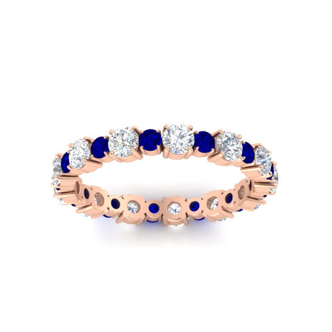 1 Carat Round Graduated Diamond Eternity Band