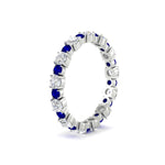 Load image into Gallery viewer, 1 Carat Round Graduated Diamond Eternity Band