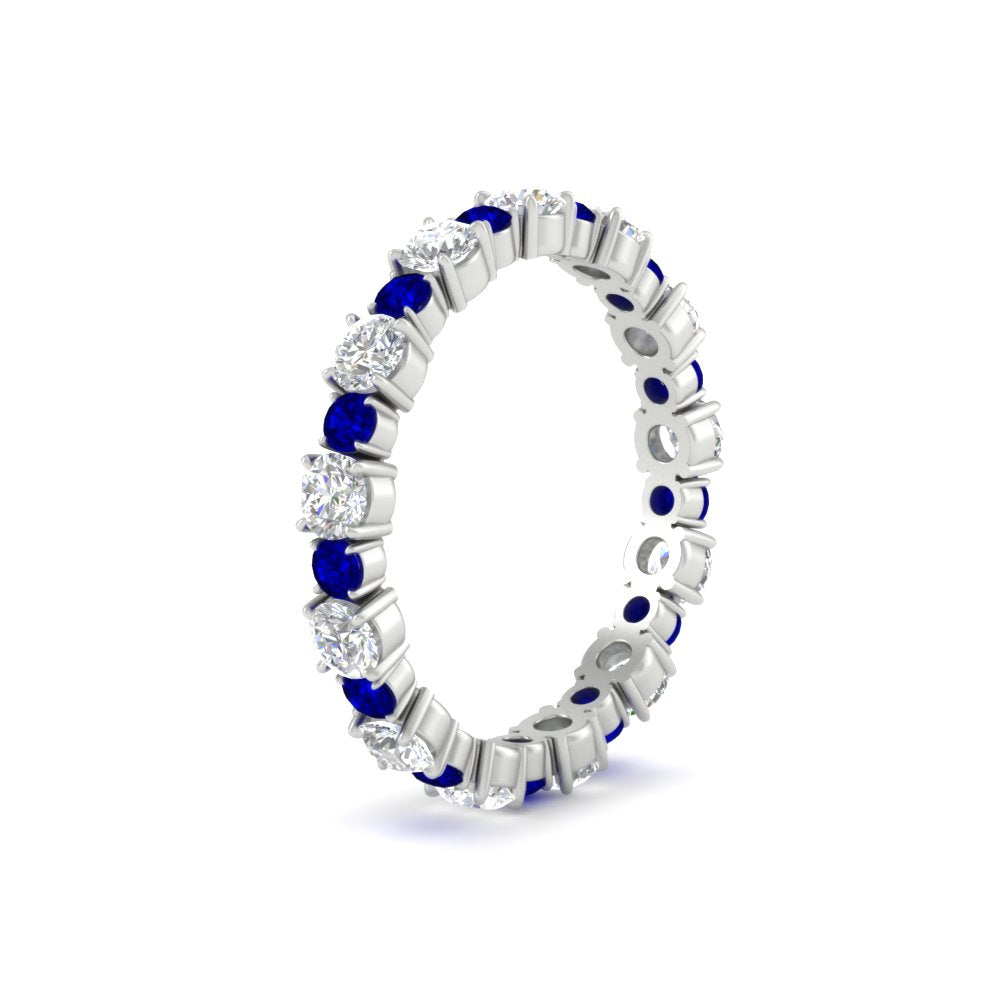 1 Carat Round Graduated Diamond Eternity Band