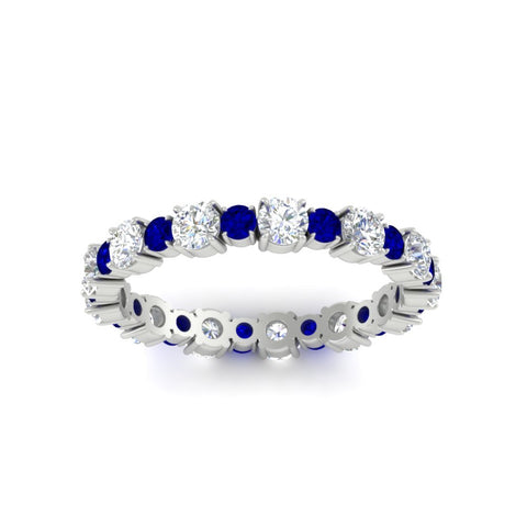 1 Carat Round Graduated Diamond Eternity Band