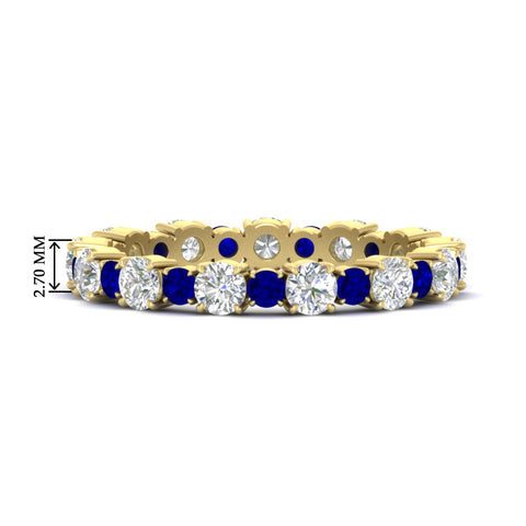 1 Carat Round Graduated Diamond Eternity Band