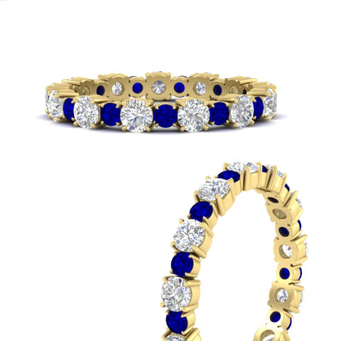 1 Carat Round Graduated Diamond Eternity Band