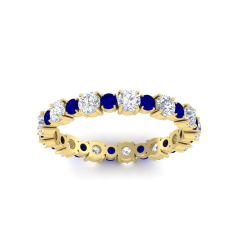 1 Carat Round Graduated Diamond Eternity Band