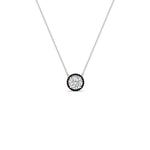 Load image into Gallery viewer, 1-carat-round-halo-black-diamond-necklace-in-FDPD10984GBLACK-1.00CT-NL-WG-GS
