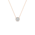 Load image into Gallery viewer, 1-carat-round-halo-diamond-necklace-in-FD-PD10984-1.00CT-NL-RG
