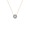 Load image into Gallery viewer, 1-carat-round-halo-emerald-necklace-in-FDPD10984GEMGR-1.00CT-NL-RG-GS