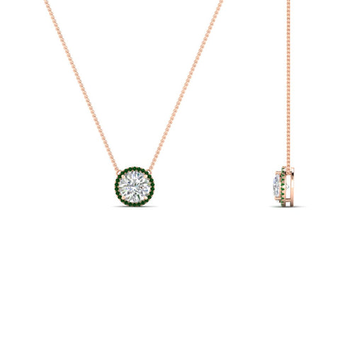 1-carat-round-halo-emerald-necklace-in-FDPD10984GEMGR-1.00CT-NL-RG-GS