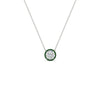 Load image into Gallery viewer, 1-carat-round-halo-emerald-necklace-in-FDPD10984GEMGR-1.00CT-NL-WG-GS