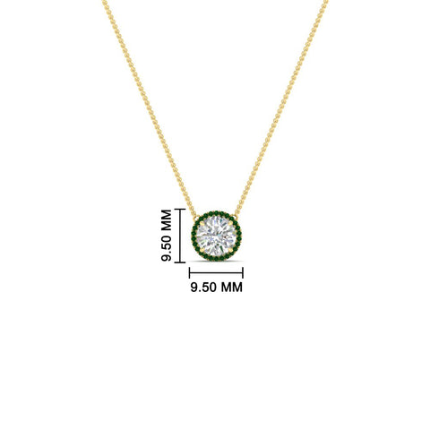 1-carat-round-halo-emerald-necklace-in-FDPD10984GEMGR-1.00CT-NL-YG-GS