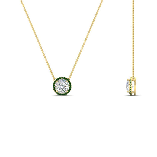 1-carat-round-halo-emerald-necklace-in-FDPD10984GEMGR-1.00CT-NL-YG-GS