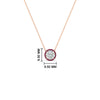 Load image into Gallery viewer, 1-carat-round-halo-pink-sapphire-necklace-in-FDPD10984GSADRPI-1.00CT-NL-RG-GS