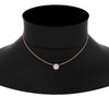 Load image into Gallery viewer, 1-carat-round-halo-pink-sapphire-necklace-in-FDPD10984GSADRPI-1.00CT-NL-RG-GS