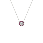Load image into Gallery viewer, 1-carat-round-halo-pink-sapphire-necklace-in-FDPD10984GSADRPI-1.00CT-NL-WG-GS