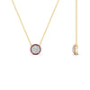 Load image into Gallery viewer, 1-carat-round-halo-pink-sapphire-necklace-in-FDPD10984GSADRPI-1.00CT-NL-YG-GS