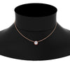 Load image into Gallery viewer, 1-carat-round-halo-ruby-necklace-in-FDPD10984GRUDR-1.00CT-NL-RG-GS