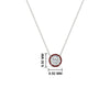 Load image into Gallery viewer, 1-carat-round-halo-ruby-necklace-in-FDPD10984GRUDR-1.00CT-NL-WG-GS