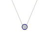 Load image into Gallery viewer, 1-carat-round-halo-sapphire-necklace-in-FDPD10984GSABL-1.00CT-NL-WG-GS