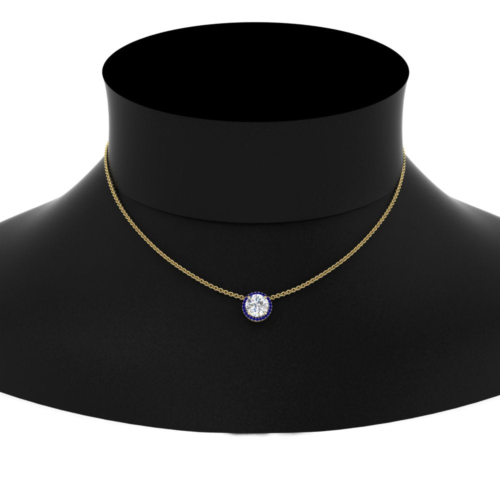 1-carat-round-halo-sapphire-necklace-in-FDPD10984GSABL-1.00CT-NL-YG-GS