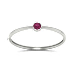 Load image into Gallery viewer, Simple Solitaire Bangle Bracelet